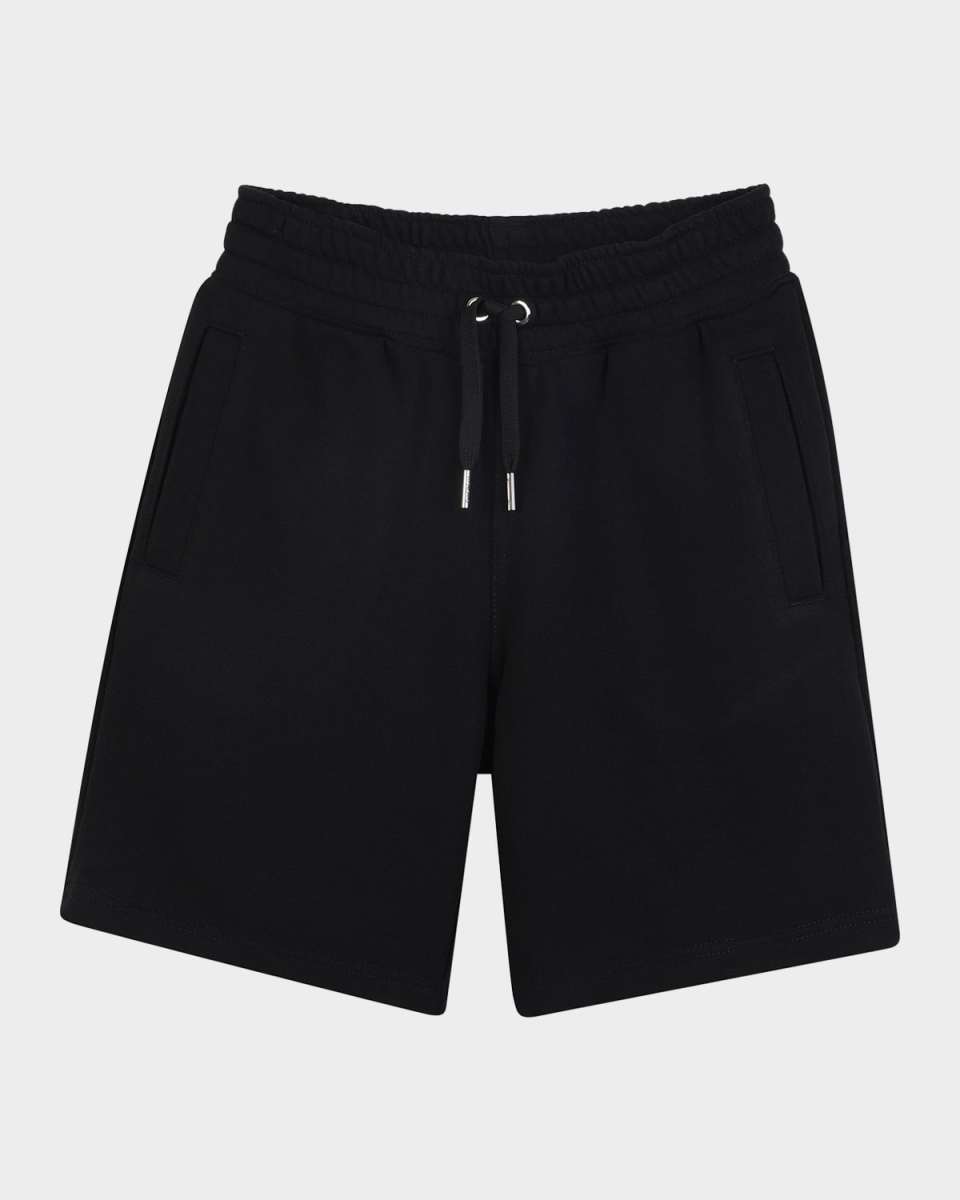 Boy's Embroidered Logo Shorts, Size 4-